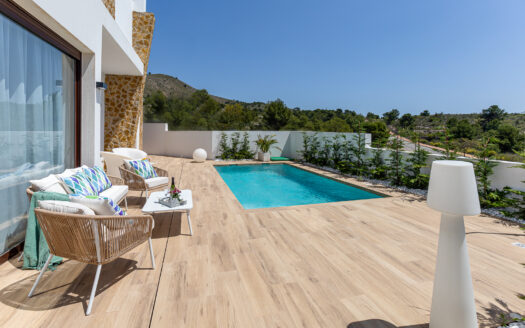 AWESOME KEY-READY 3-BED SEA VIEW VILLA ON FINESTRAT HILLSIDE