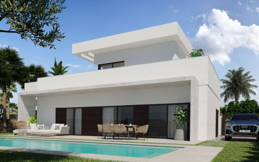 MODERN 3-BED VILLA WITH POOL, SUPERB COUNTRYSIDE & SEA VIEWS