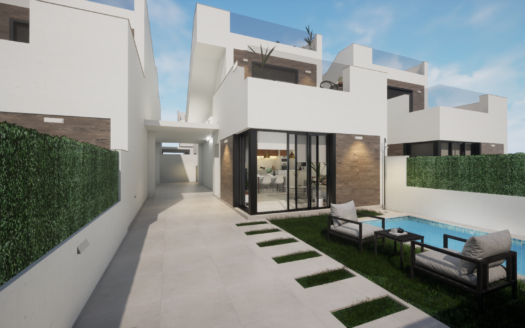 BRAND-NEW 3-BED VILLA WITH POOL & SOLARIUM