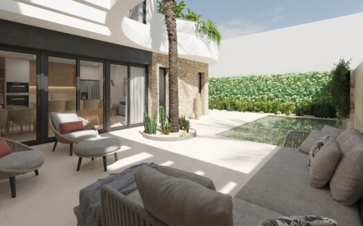 LAST ART DECO-STYLE 3-BED TOWNHOUSE WITH POOL IN HEREDADES