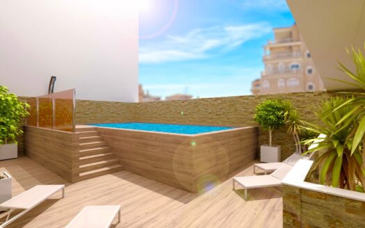 AMAZING 3-BED PENTHOUSE WITH PRIVATE ROOFTOP POOL BY TORREVIEJA PROMENADE