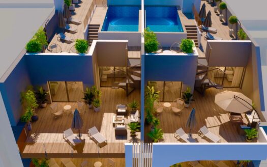 AMAZING 3-BED PENTHOUSE WITH PRIVATE ROOFTOP POOL BY TORREVIEJA PROMENADE