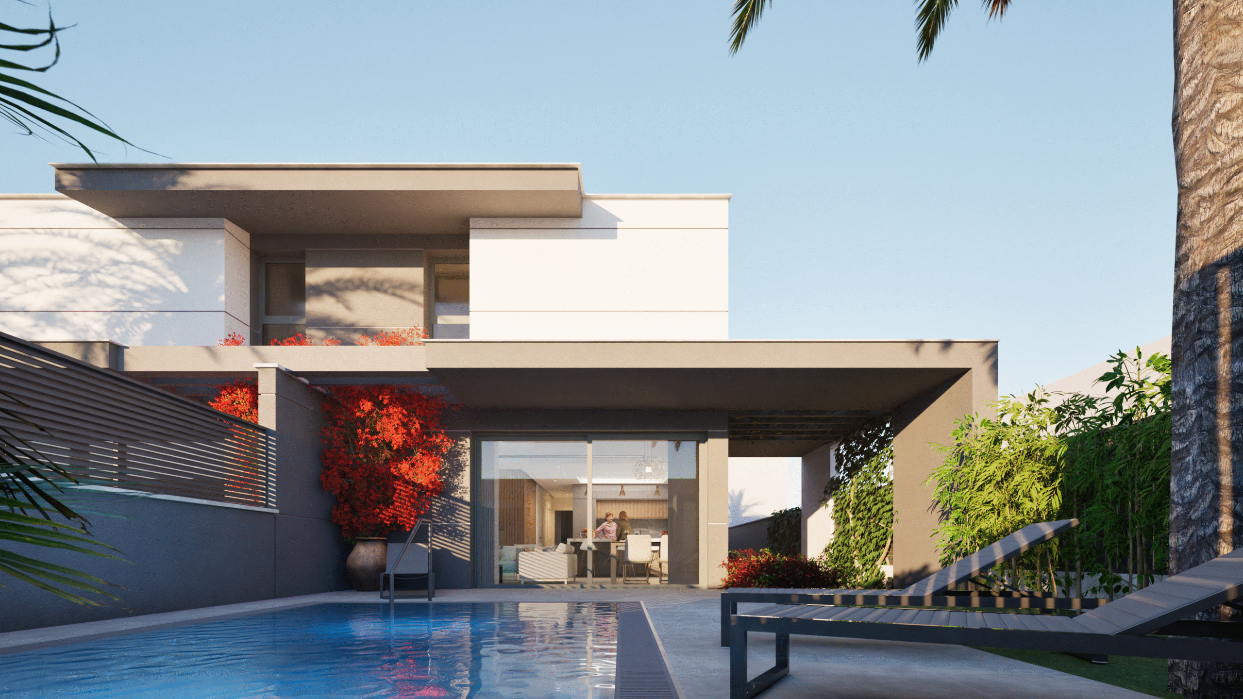 SOUTH-FACING 3-BED COASTAL VILLA 75m FROM BEACH
