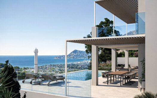KEY-READY LUXURY OCEAN-VIEW VILLA WITH POOL IN ALTEA HILLS