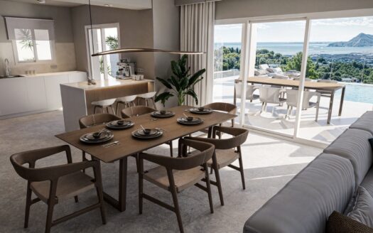 KEY-READY LUXURY OCEAN-VIEW VILLA WITH POOL IN ALTEA HILLS