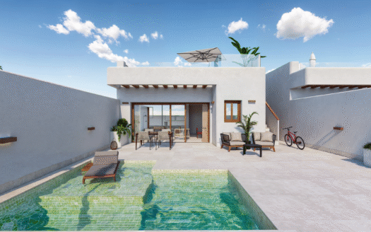 GREAT VALUE 2 & 3 BED VILLAS WITH POOLS & SOLARIA IN TORRE PACHECO