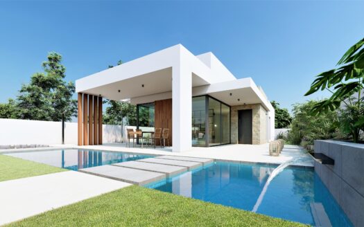 SOUTH-FACING MODERN VILLA WITH POOL & FIRE-PIT