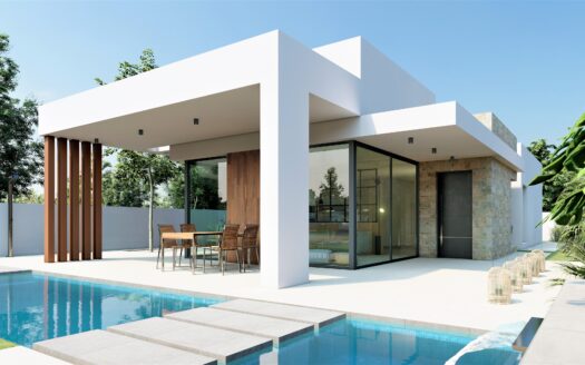 SOUTH-FACING MODERN VILLA WITH POOL & FIRE-PIT