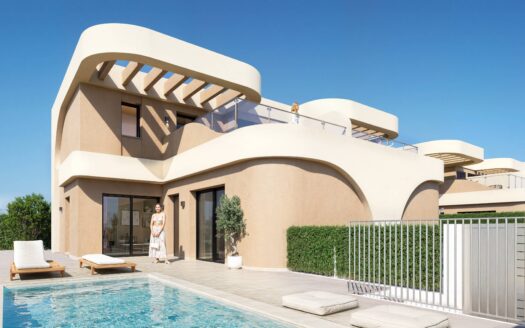 ART-DECO STYLED 3-BED LINKED VILLA IN DAYA NUEVA