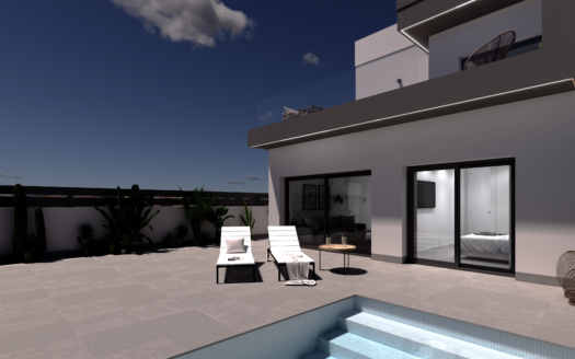 MODERN 3-BED VILLA WITH BASEMENT, SOLARIUM & ELEVATOR IN BENIJÓFAR