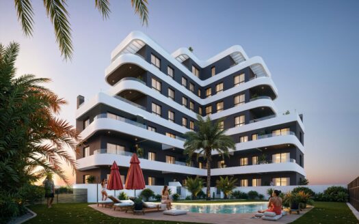 CONTEMPORARY NEW 2 & 3-BED APARTMENTS WITH LARGE PRIVATE TERRACES